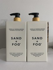 Lots Of 2 Sand And Fog Vanilla Sandalwood Body Wash / Shower Gel, 2x32 OZ, New