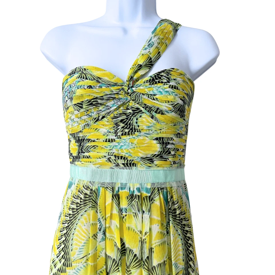 Maxi Vestido Inga de Seda BCCBGMAXAZRIA Mujer Talla 0 Lápiz Labial Rojo Combo Diosa Larga Foto 2 de 4