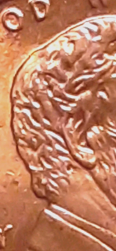 2008-d/P Lincoln Memorial Red BU Misaligned Die RPM DDO Strike Thru Variety - Image 4 of 4