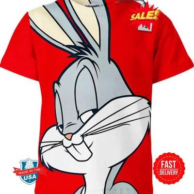 Bugs Bunny From Looney Tunes 3D Shirt S-5XL V294