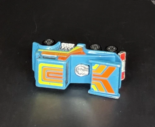 Kenner 1978 Fast 111’s Evil Eye Diecast Semi Truck Teal w/ Yellow Orange Tampo - Picture 5 of 6