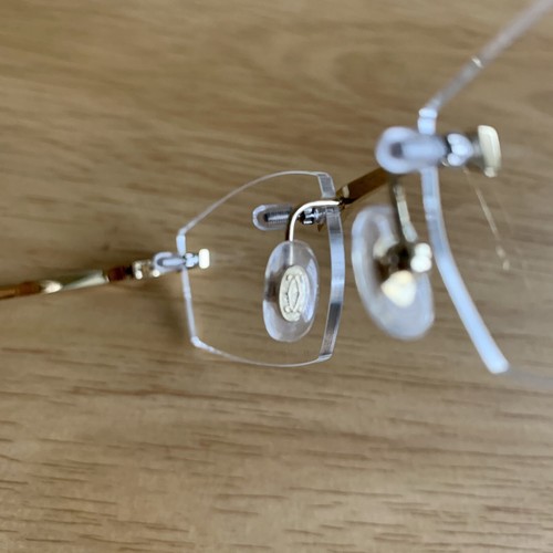 Authentic NEW Cartier Santos Tananarive Brushed Gold TITANIUM - CT0087O 003 £740 - 第 10/11 張圖片