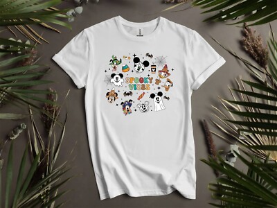 Spooky Vibes Mickey's Friends T-Shirt T Shirt Herren Damen Unisex Tshirt I166