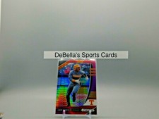 2020 Panini Prizm Draft Picks #PDP131 Zach Daniels Red and Purple Hyper