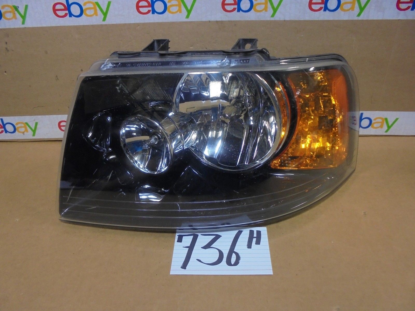 03 04 05 06 Ford Expedition DRIVER Side Headlight Used front Lamp #736H