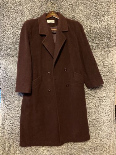 Forecaster Women’s Wool Blend  Burgundy Coat Size  11 - Picture 1 of 9