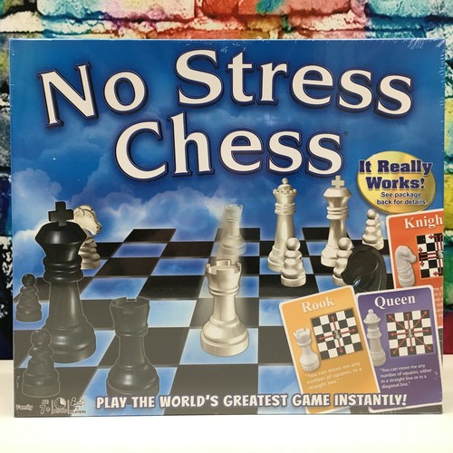 NO STRESS CHESS It Really Works! Board Game Easy Learn Beginners Kid's 7+ Gift