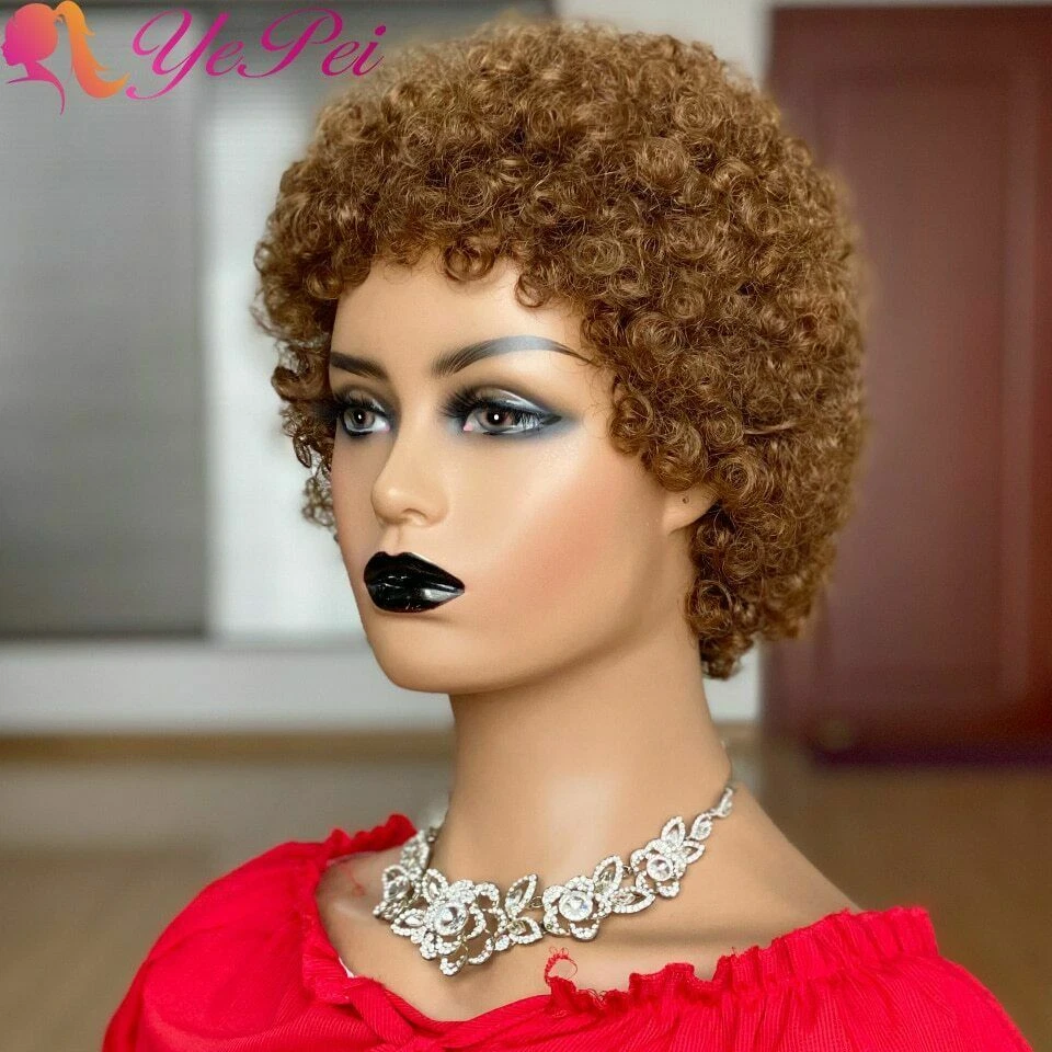 Kinky short hair wigs deals