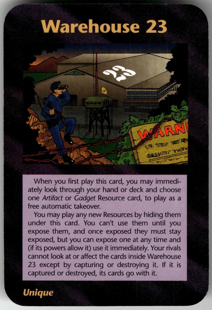 Warehouse 23 Card Limited INWO Illuminati New New World Order Game