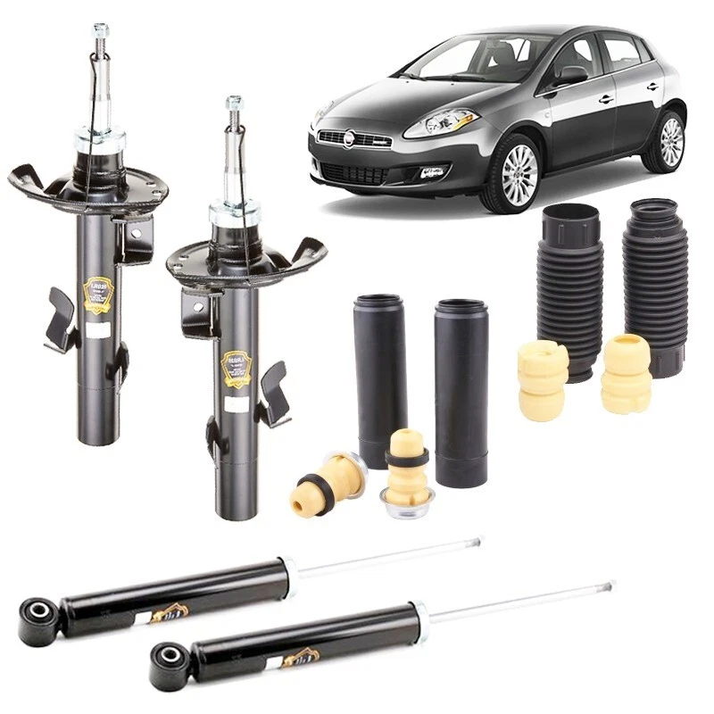 2 Ammortizzatori A Gas Anteriori Frankberg Per Fiat Tempra, Brava, Bravo, Tipo - Sostitutivo S4209, 333749, Perno Superiore