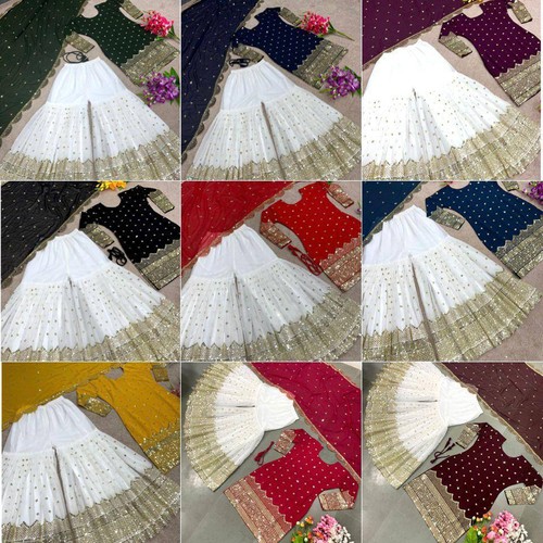 Neuf Pakistanais Robe Salwar Kameez Prêt à Porter Pour Mariage Indien
