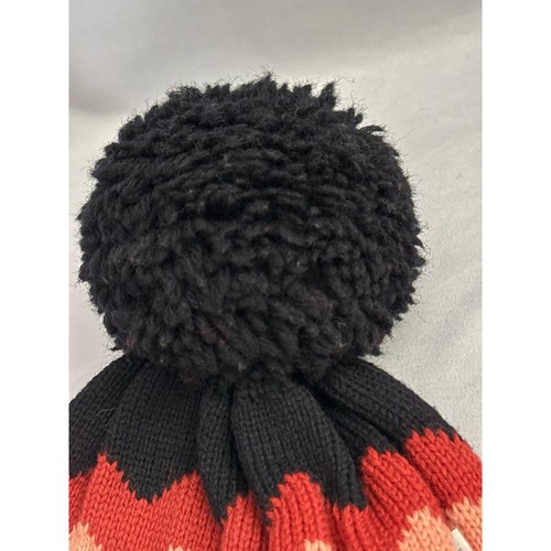 VTG Itchnomo Wool Ski Hat beanie POM Swing West Winter warm Black Red pink cream - Picture 10 of 11