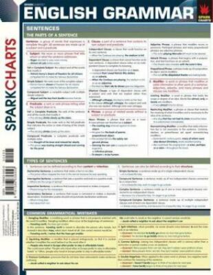 SparkCharts Ser.: English Grammar by SparkNotes Staff (2002, Trade Paperback)