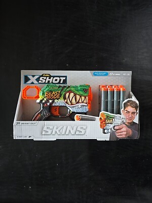 Guru X-Shot Air Pocket Technology, Skins (Beast Out) Toy Gun! New/Sealed!