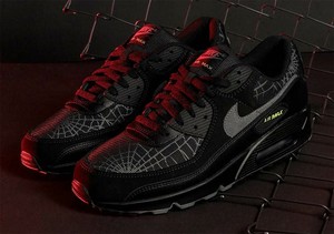 NIKE Air Max 90 SPIDER WEB DC3892-001 Halloween Black Smoke Gray Lime Light  | eBay