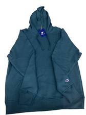 Champion Powerblend Fleece Hoodie, Size Medium, Metallic Tea