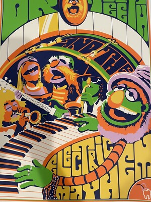 Steve Thomas ''Dr. Teeth and the Electric Mayhem'' Poster Numbered Muppets