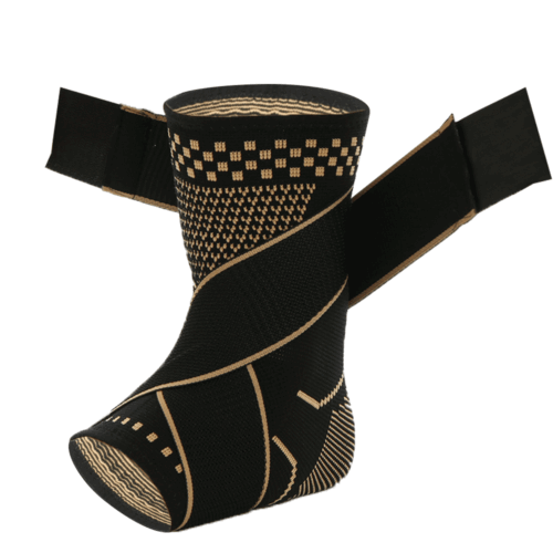 Copper Ankle Support Brace Compression Sleeve Fasciitis Foot Socks Pain Relief@ - Picture 13 of 15
