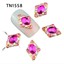 3D-Nail-Art-Jewelry-Alloy-Deco-Crystal-Rhinestones-Glitter-Tips-DIY-10Pcs-TN01 miniatuur 22