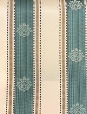 Polsterstoff Möbelstoff Bezugstoff Höpke Stoff Flachgewebe gestreift Grün NEU!