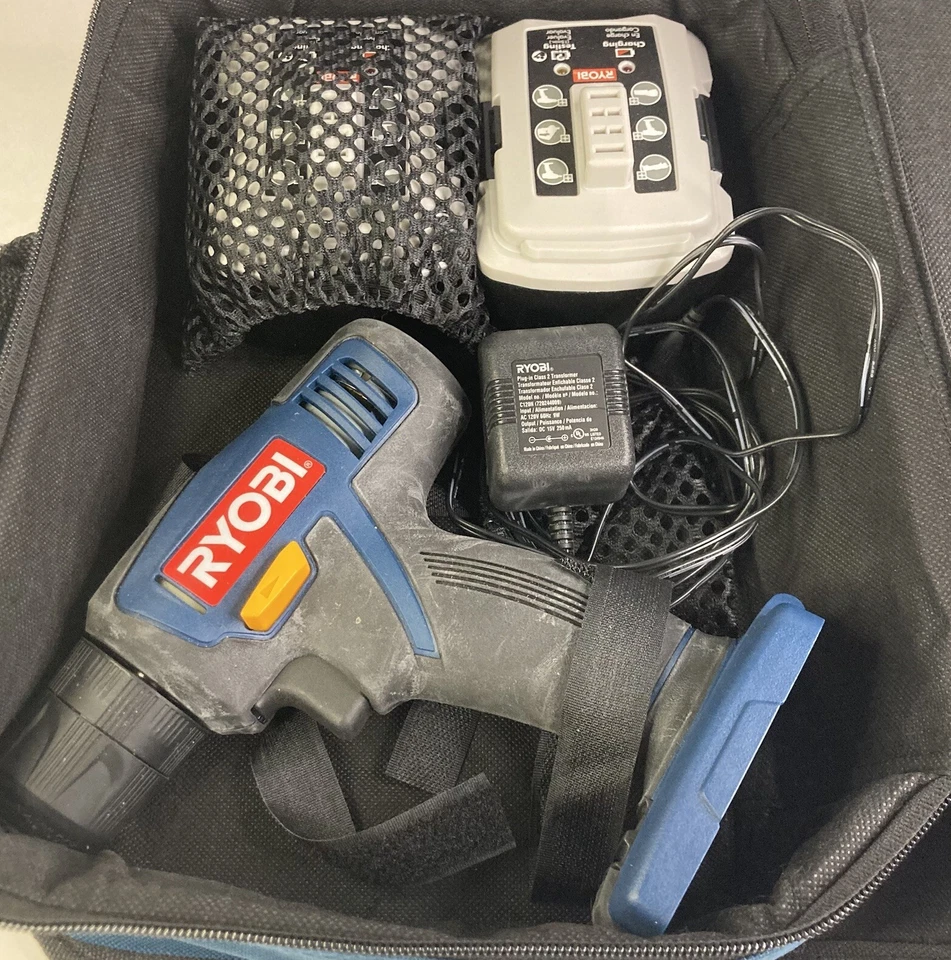 Juego de Taladro Inalámbrico Ryobi 12V CD100 - Incluye: Baterías, Estuche, Cargador, Instrucciones Foto 4 de 4