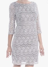 NWT Jessica Howard 3/4 sleeve sheath lace shift dress size: 12