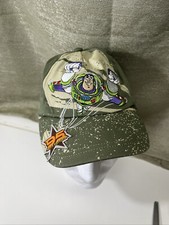 Buzz Lightyear Hat Cap YOUTH Green Adjustable Toy Story Disney Store Pixar XS/TP
