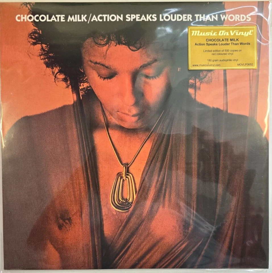 Chocolate Milk Action Speaks Louder Than Words LP Album vinyl record limited red - Image 3 of 4