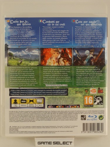 Tales OF Zestiria PS3 Playstation 3 PAL ESP PT - Original Complete - Picture 2 of 6