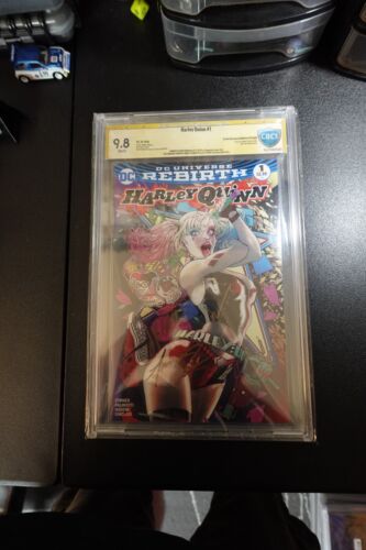 DC Comics Harley Quinn #1 Signed Chad Hardin, Amanda Conner, Jimmy Palmiotti 9.8