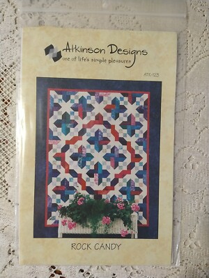 Quilt Pattern: ''Rock Candy'' by Atkinson Designs #ATK-123 4 Sizes