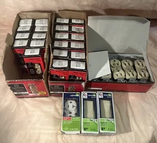 34 Piece Lot of Electrician  Outlets, Switches Pass & Seymour Leviton NEW IN BOX