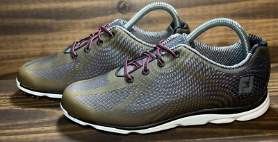 Footjoy emPower Spikeless Golf Shoes Womens Size 8.5 Gray Sneakers