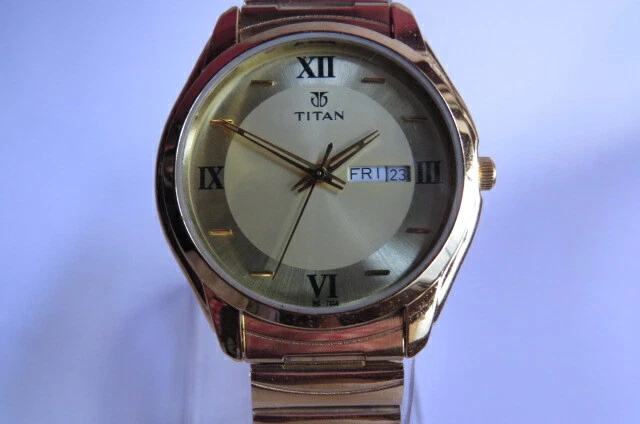 TITAN Quartz 50 M WR Wrist Watch Men with Day Date Light Use
