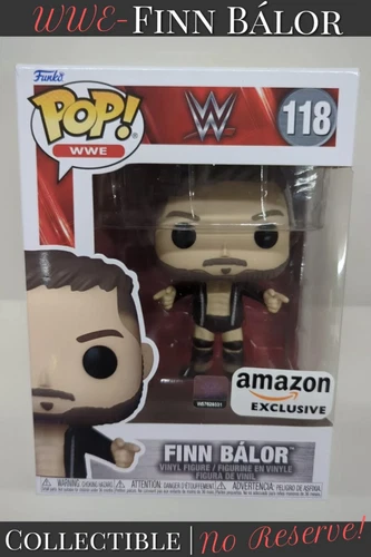 ✨Funko Pop!✨ WWE FINN BALOR #118 Amazon Exclusive w/ Pop Protector