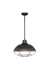 Millennium Lighting Neo-Industrial Rubbed Bronze Industrial Bowl Pendant Light