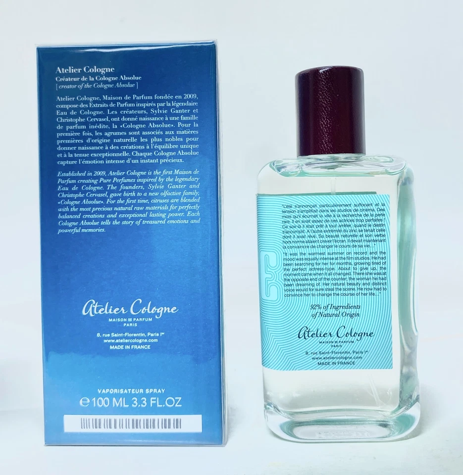 Spray unisex Atelier Cologne Clementine California EDP 3,3 OZ Foto 4 de 4