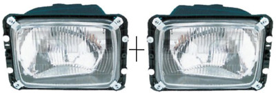 2X SCHEINWERFER VORNE RECHTS+LINKS MANUAL FÜR MERCEDES T1 601 T1 (601,611) 82-96