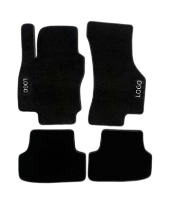 For Audi A1 A3 A4 A4L A5 Hatchback Sedan Coupe Velour Car Original Floor Mats