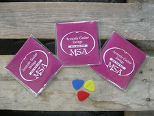 3 SATZ AKUSTIK GITARRENSAITEN - STAHLSAITEN-S...
