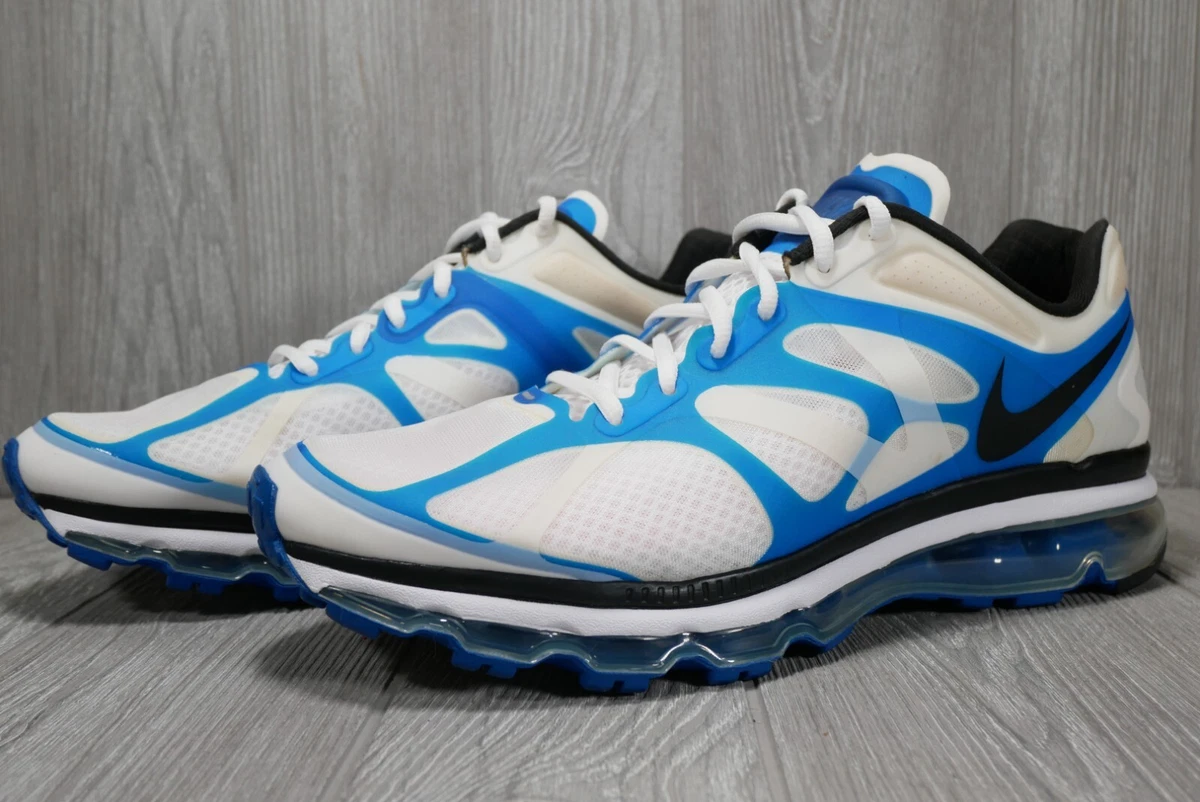 Size 14 Nike Air Max 2012 White 487982 104