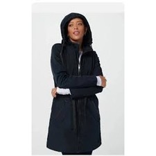 Nwt Centigrade Anorak Jacket Cinched Waist Black Xxs
