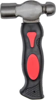 MaxoPro Small Ball Peen Hammer, 8 oz Stubby Ball Peen Hammer| Portable Mini Hand