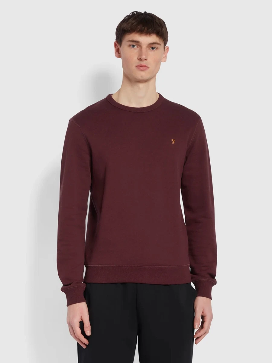 Farah TIM CREW - Sudadera - Cream/crema