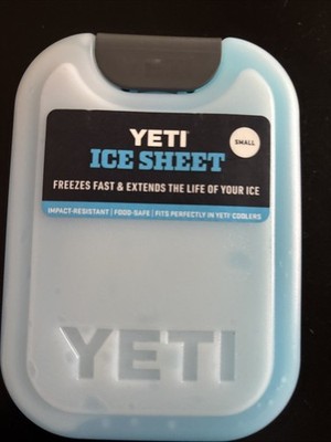 YETI ICE Sheet Refreezable Reusable Cooler Ice Pack, Small (Single unit)