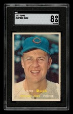 1957 Topps Set-Break #137 Bob Rush SGC 8 NM MT
