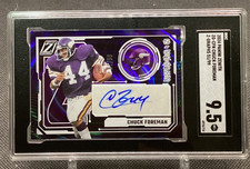 2024 Zenith Z-Graphs ZG-CFN Chuck Foreman AUTO /99 VIKINGS SGC 9.5 Vikings