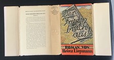 HEINZ LIEPMANN: DER FRIEDEN BARCH DA BUSTA LUDWIG GOLDSCHEIDER 1930