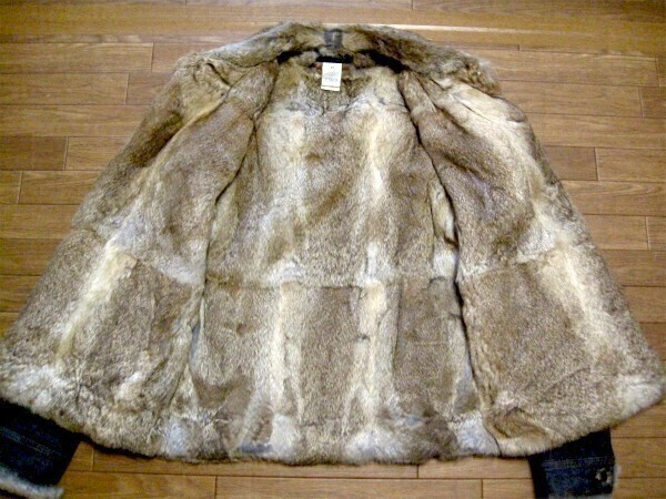 Mens DOLCE&GABBANA DOLCE GABBANA Lined Rabbit Fur Denim Blouson 46 | eBay