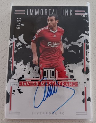 2024-25 Panini Impeccable EPL Immortal Ink Javier Mascherano On-Card Auto /49